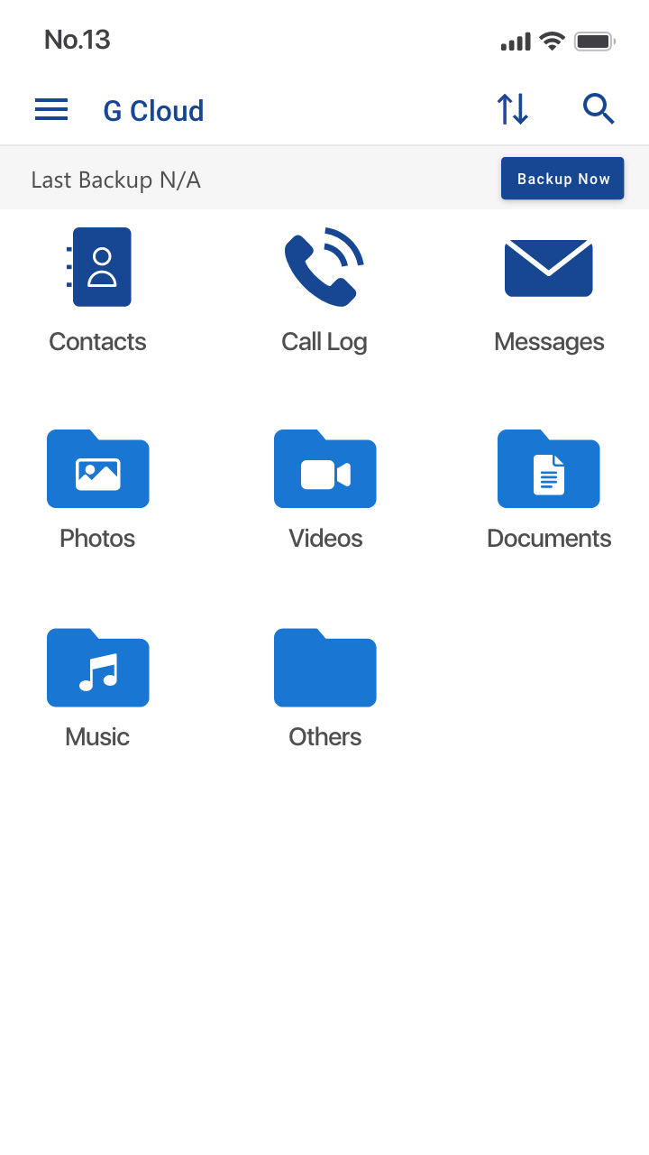 screenshot of G Cloud